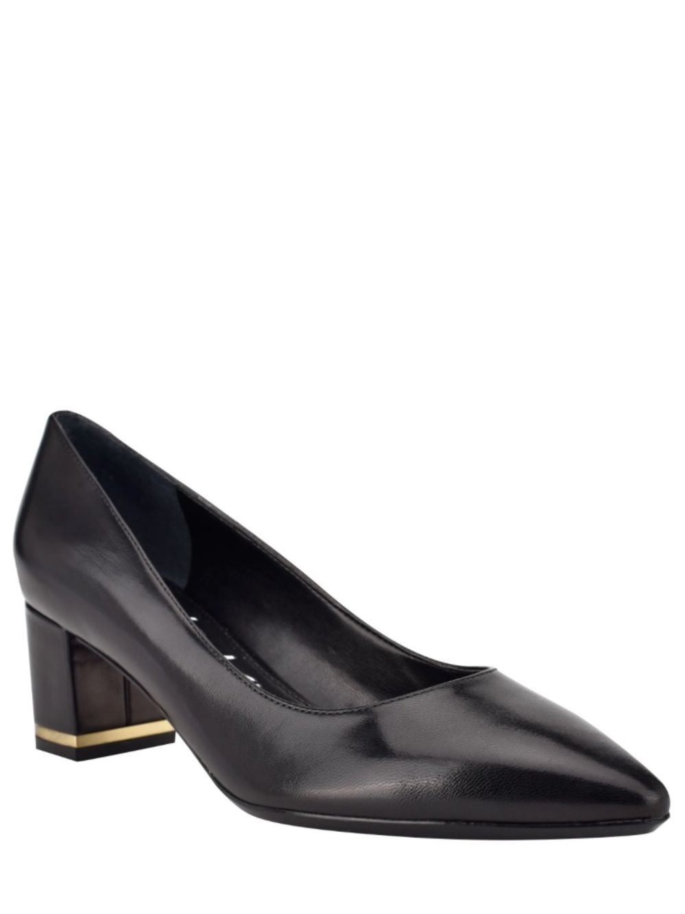Nita Black Block Heel Pump - Classic Women’s Dress Pump